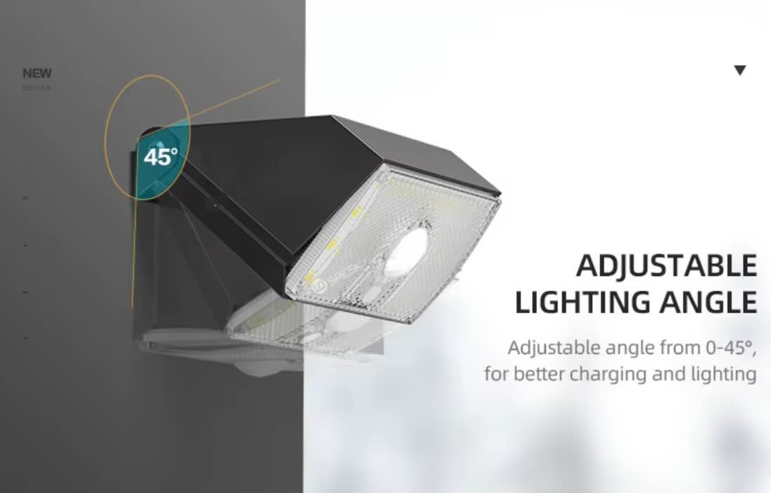 Luz Solar LED de Pared Exterior con Sensor de Movimiento – IP65