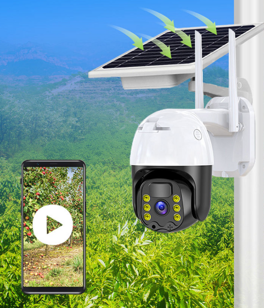 Cámara solar – funciona con el sol sin enchufes